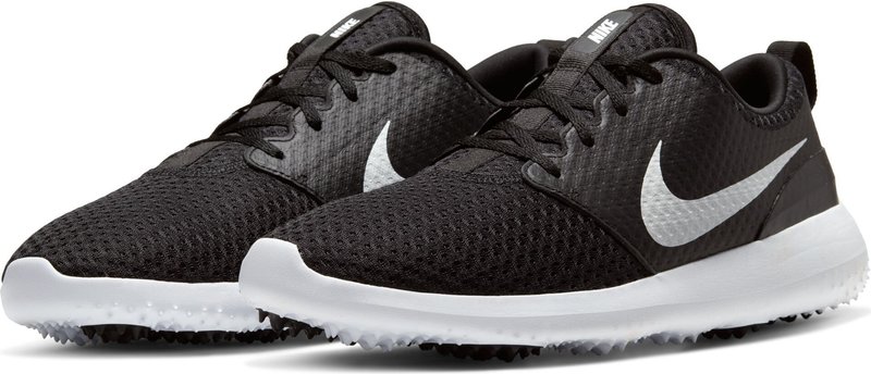 Nike Roshe G Herren Golfschuhe, schwarz/metallisch weiss