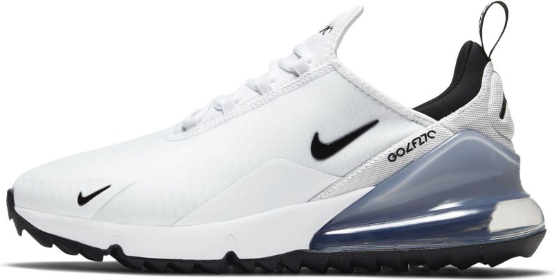 Nike Air Max 270 G Unisex Golfschuhe, weiss/schwarz