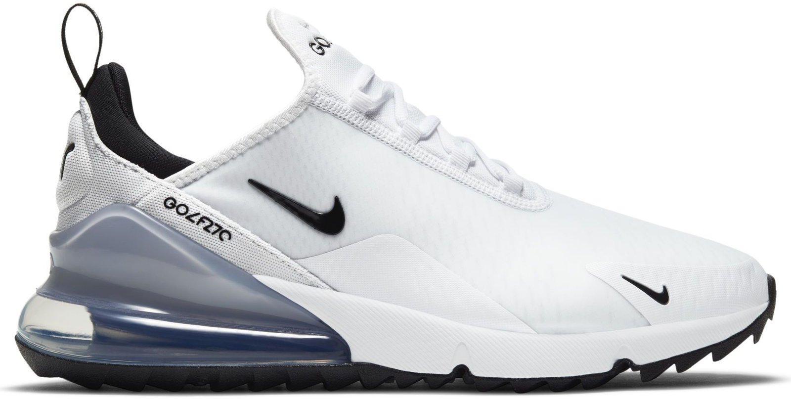 Nike Air Max 270 G Unisex Golfschuhe, weiss/schwarz
