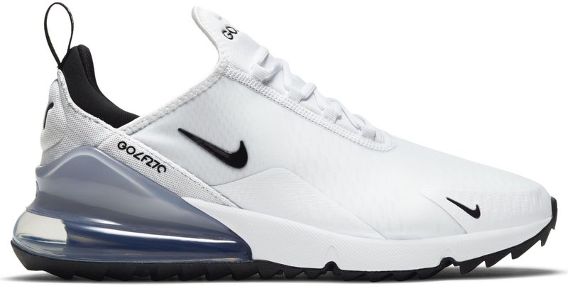 Nike Air Max 270 G Unisex Golfschuhe, weiss/schwarz