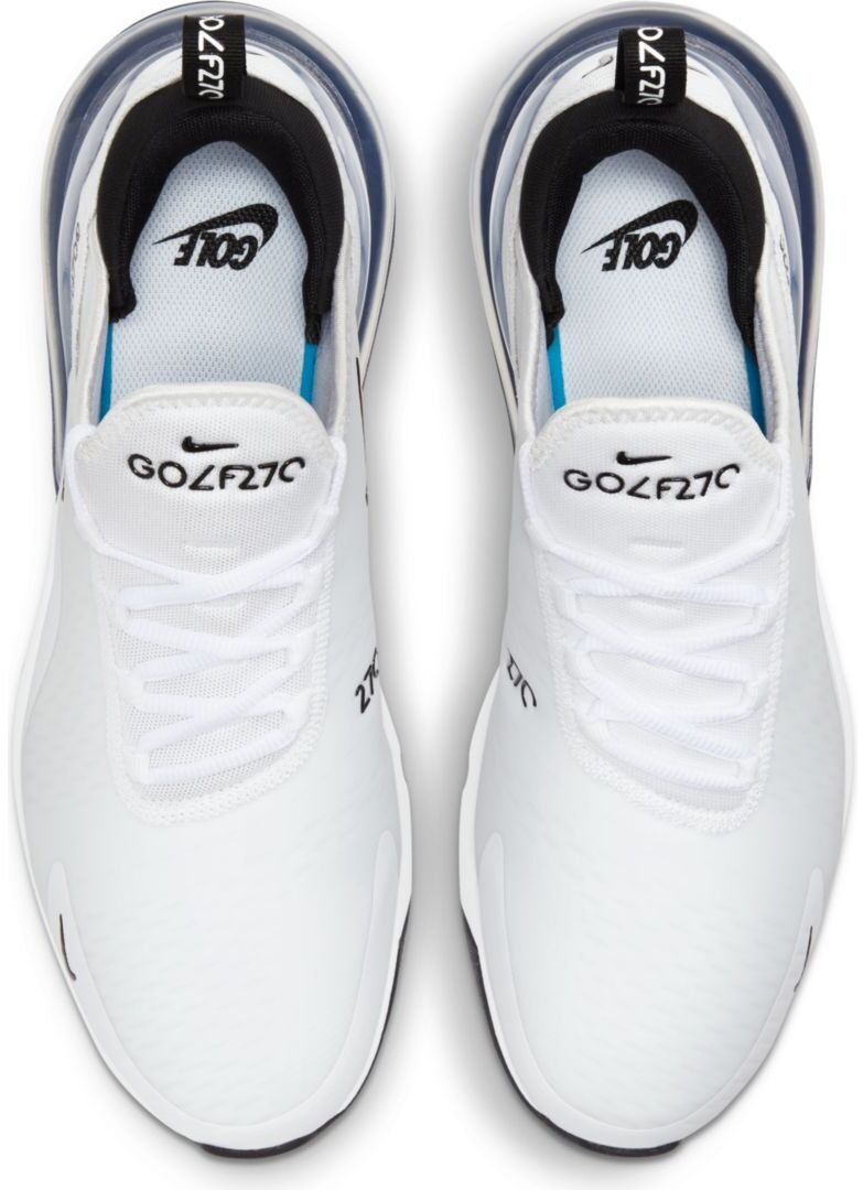 Nike Air Max 270 G Unisex Golfschuhe, weiss/schwarz