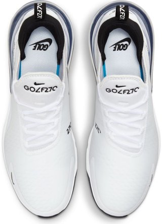 Nike Air Max 270 G Unisex Golfschuhe, weiss/schwarz
