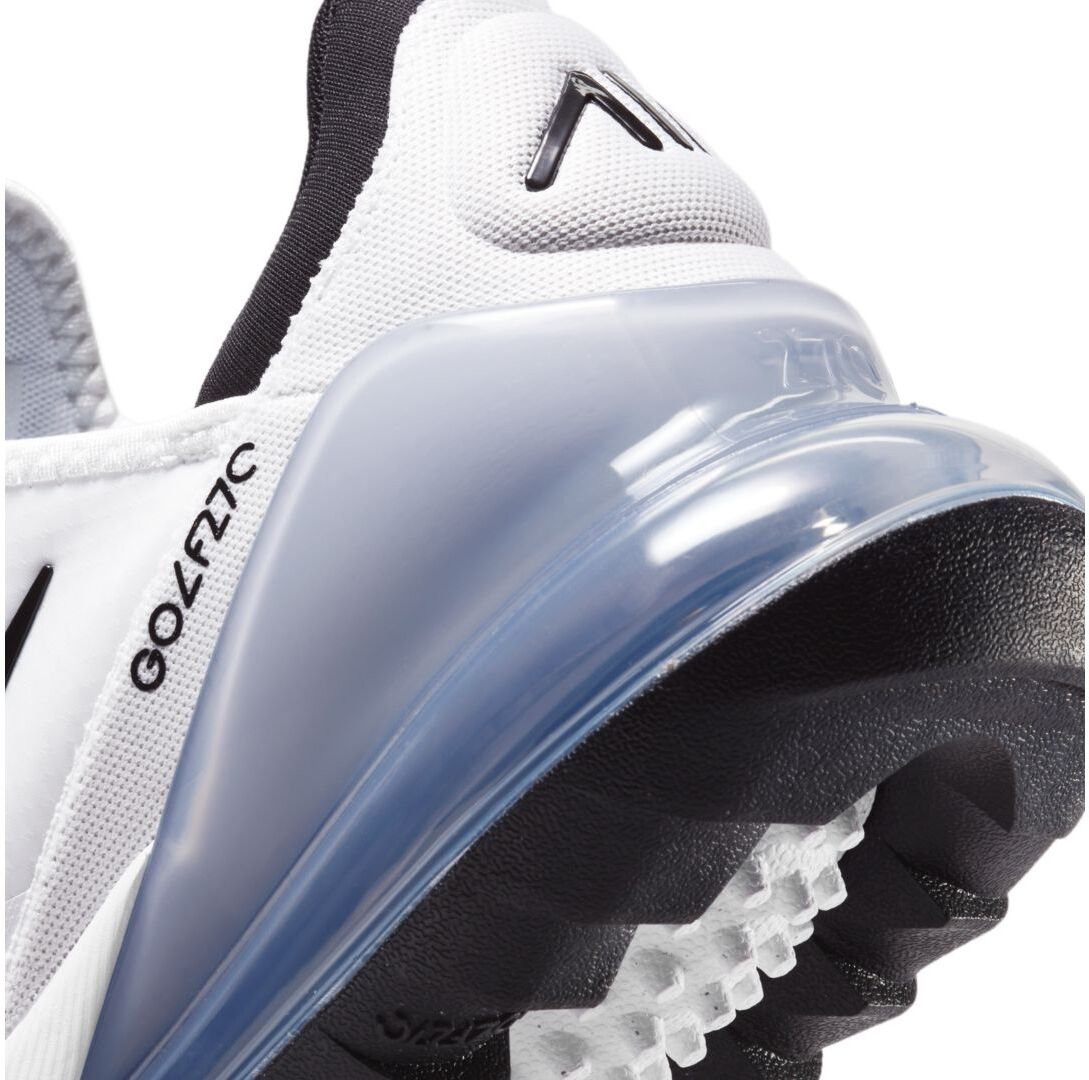 Nike Air Max 270 G Unisex Golfschuhe, weiss/schwarz