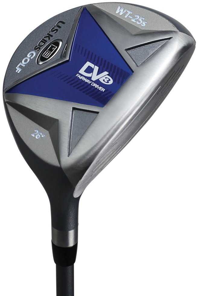 2022 U.S. Kids Golf UL45 (114 cm) WT25-s 4-Club Junior Golfset, grau/blau