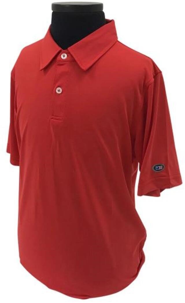U.S. Kids Golf USKTech Lisle Junior Poloshirt, rot