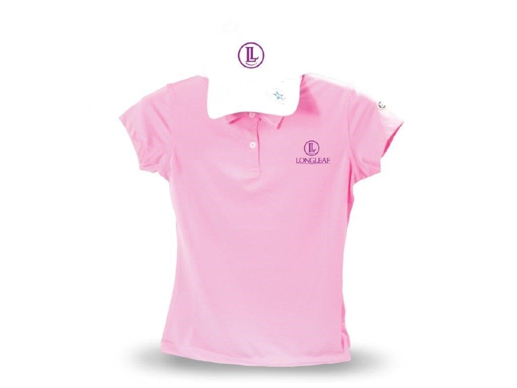 U.S. Kids Golf USKTech Lisle Mädchen Poloshirt, rosa