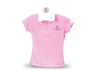 U.S. Kids Golf USKTech Lisle Mädchen Poloshirt, rosa