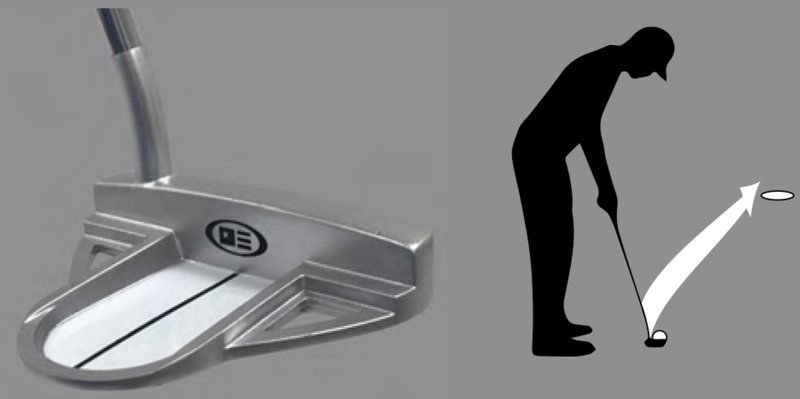 U.S. Kids Golf TS3-63 (160 cm) AIM 3 Junior Putter
