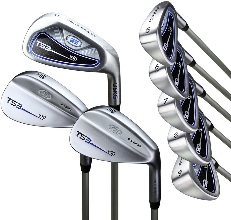 U.S. Kids Golf TS3-57 (145cm) v10 8-Club Eisen Junior Golfset, Graphit