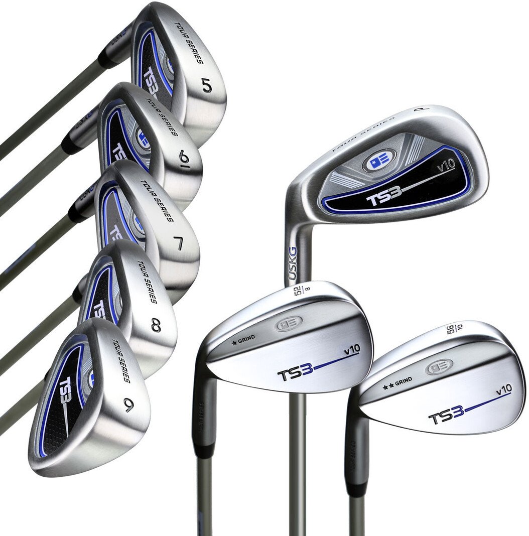 U.S. Kids Golf TS3-57 (145cm) v10 8-Club Eisen Junior Golfset, Graphit