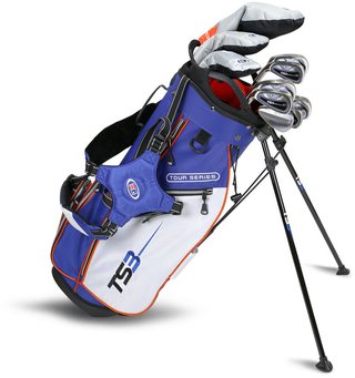 U.S. Kids Golf TS3-51 (130 cm) v15 10-Club Junior Golfset, blau/weiss/orange