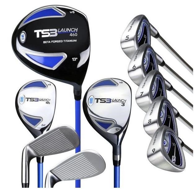 U.S. Kids Golf TS3-66 (167+cm) v5 10-Club Junior Golfset, Stahl