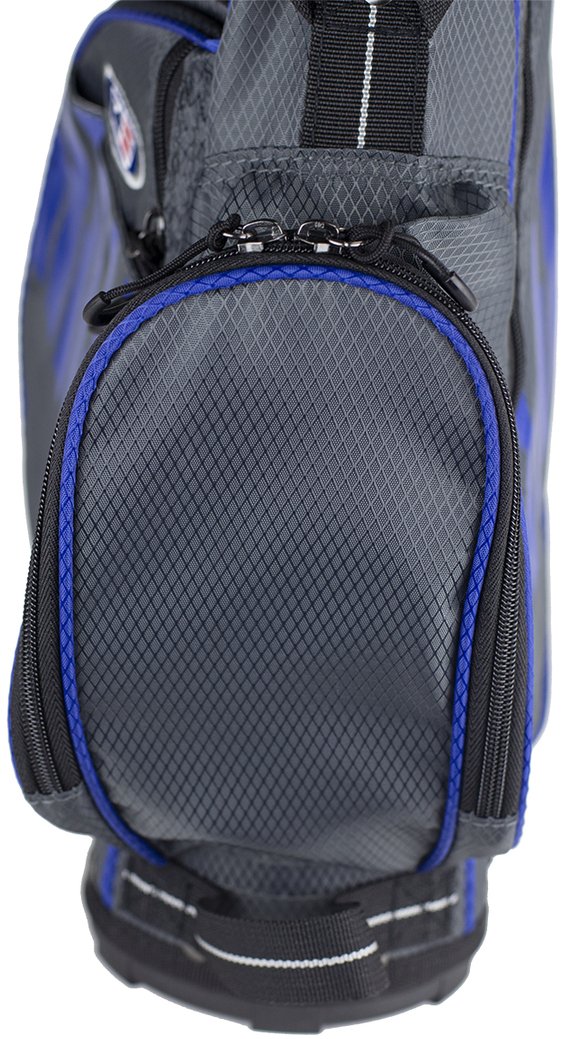 2022 U.S. Kids Golf UL45 (114 cm) WT25-s Junior Standbag, grau/blau