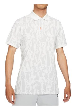 Nike Bark Slim Herren Poloshirt, weiss
