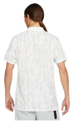 Nike Bark Slim Herren Poloshirt, weiss