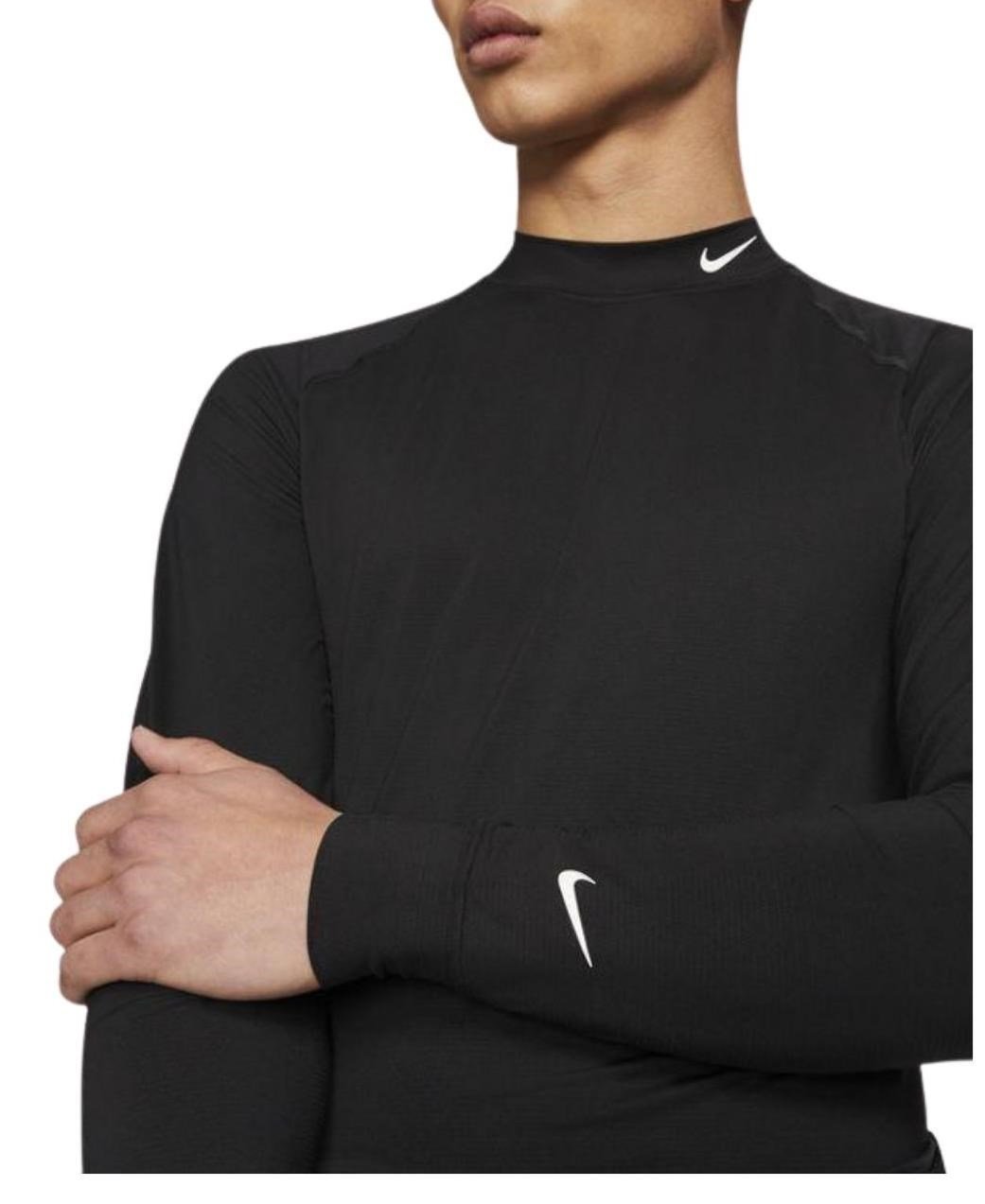 Nike Dri-Fit UV Vapor Herren Thermo Shirt, schwarz