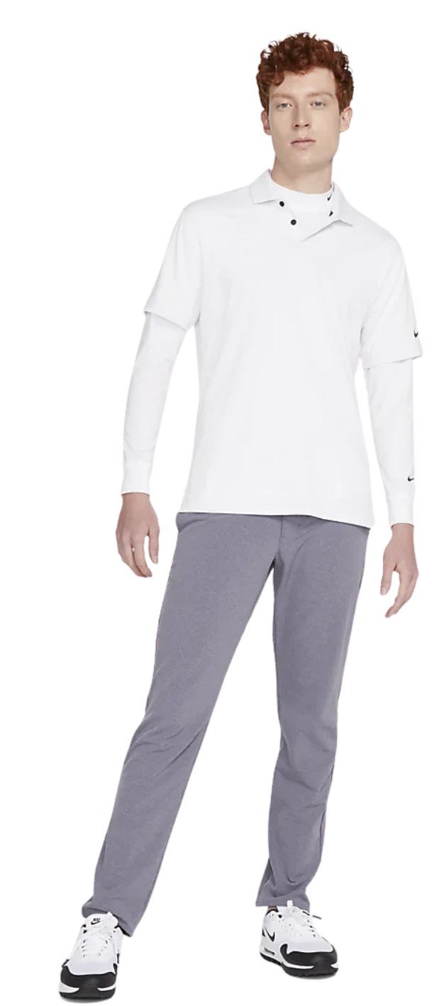 Nike Dri-Fit UV Vapor Herren Thermo Shirt, weiss