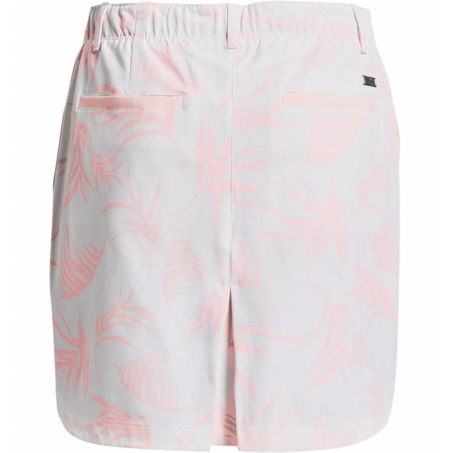 Under Armour Links Woven Printed Damen Golfrock, weiss/rosa