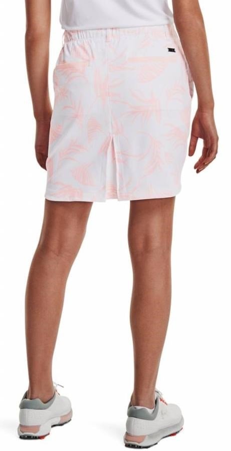 Under Armour Links Woven Printed Damen Golfrock, weiss/rosa