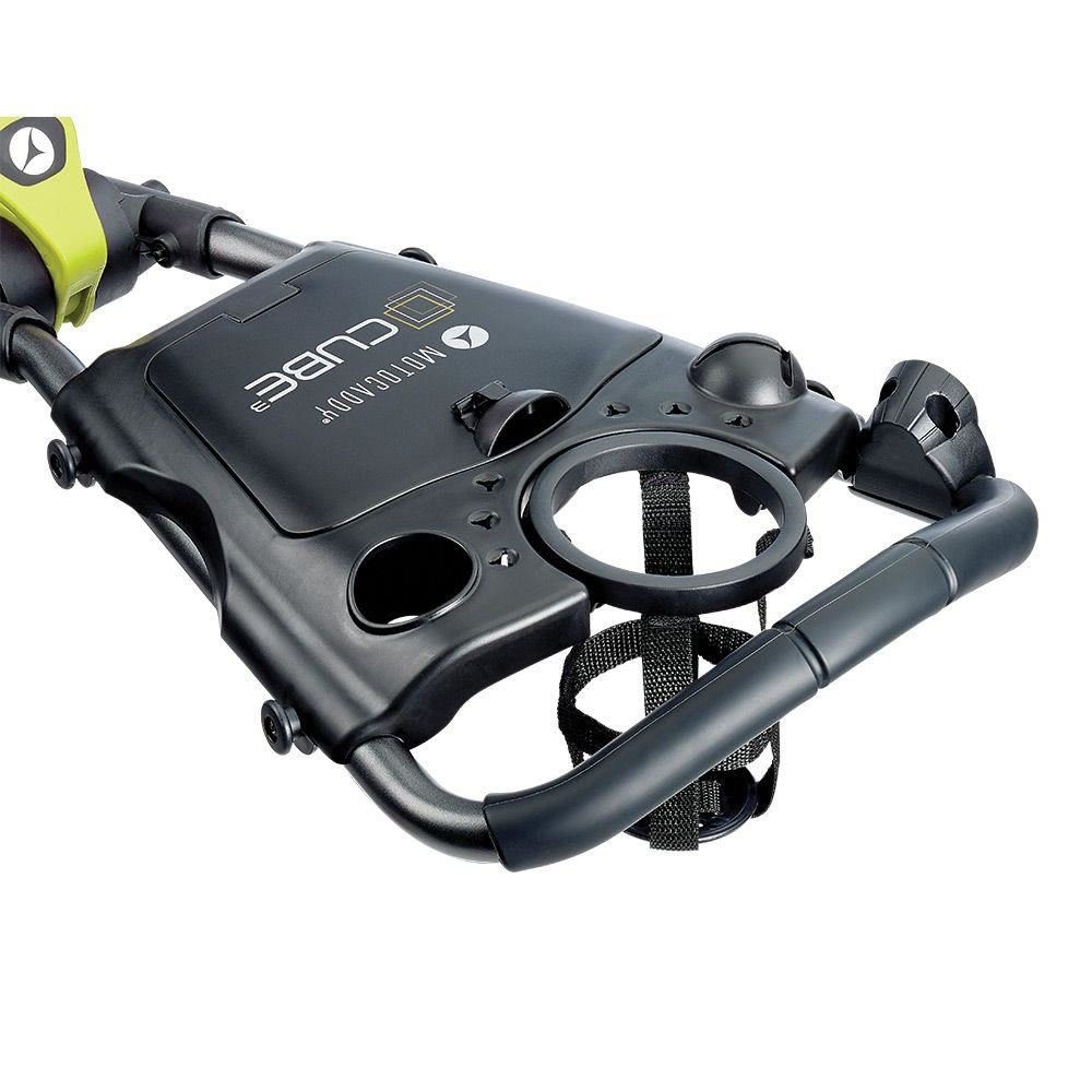 Motocaddy CUBE manueller Trolley, Graphit/Lime