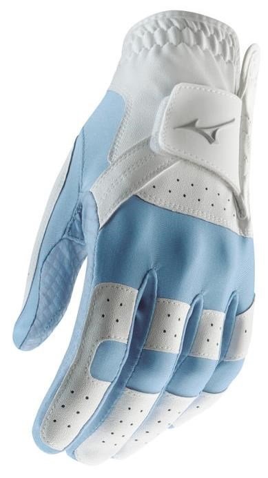 Mizuno Stretch Damen Handschuh, weiss/blau