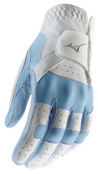 Mizuno Stretch Damen Handschuh, weiss/blau