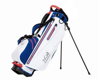 JuCad 2in1 Waterproof stand bag, blau/weiss/rot