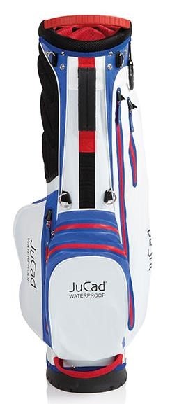 JuCad 2in1 Waterproof stand bag, blau/weiss/rot