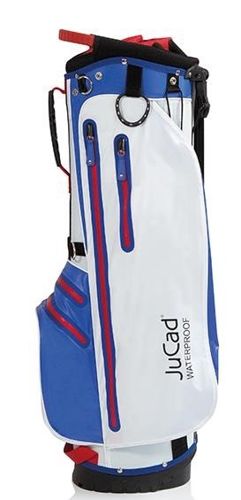 JuCad 2in1 Waterproof stand bag, blau/weiss/rot
