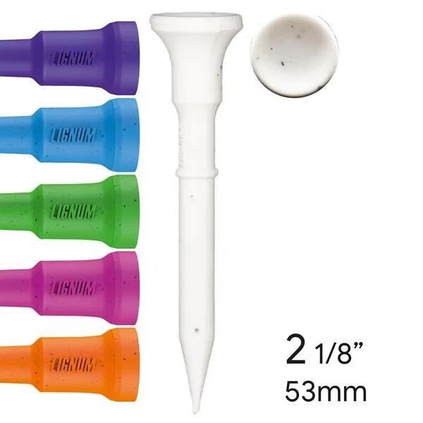 Lignum Tee Plastiktees 53mm, 16Stk., neon mix