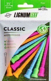 Lignum Tee Plastiktees 82mm, 12Stk., neon mix