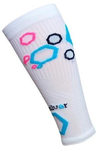 Nanosilvers compression sleeves, weiss, 1 Paar