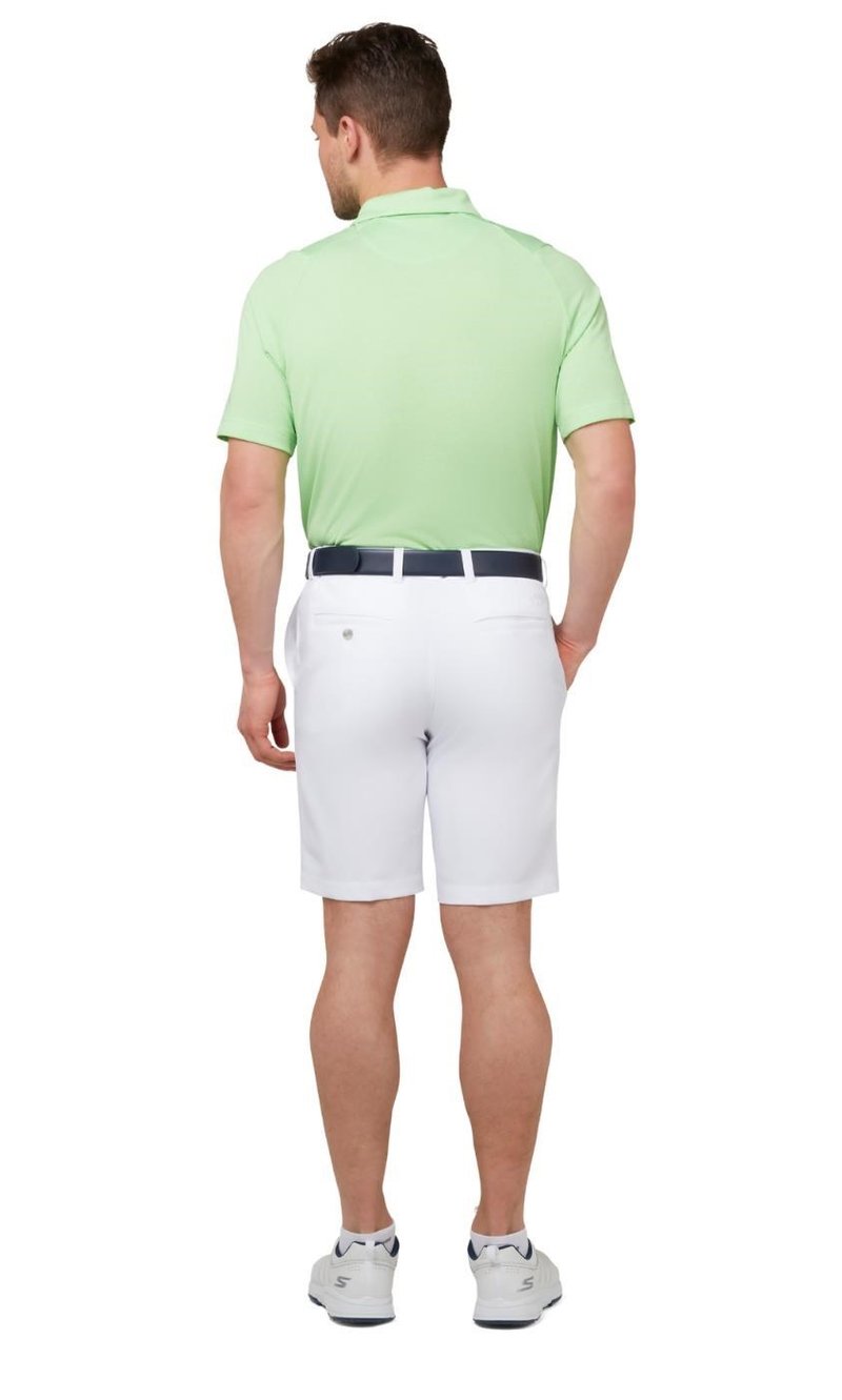 Callaway Heathered Jacquard Herren Poloshirt, summer green heather