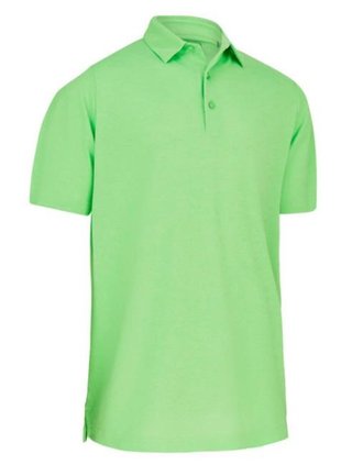 Callaway Heathered Jacquard Herren Poloshirt, summer green heather