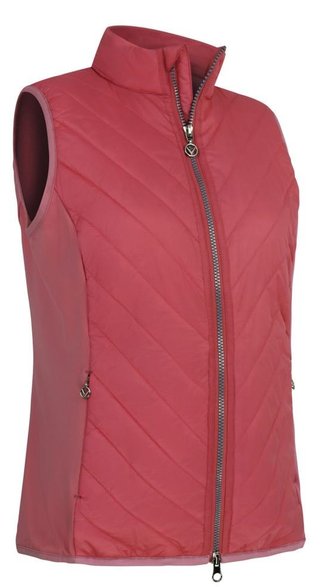 Callaway Lightweight Quilted Damen Weste, rot