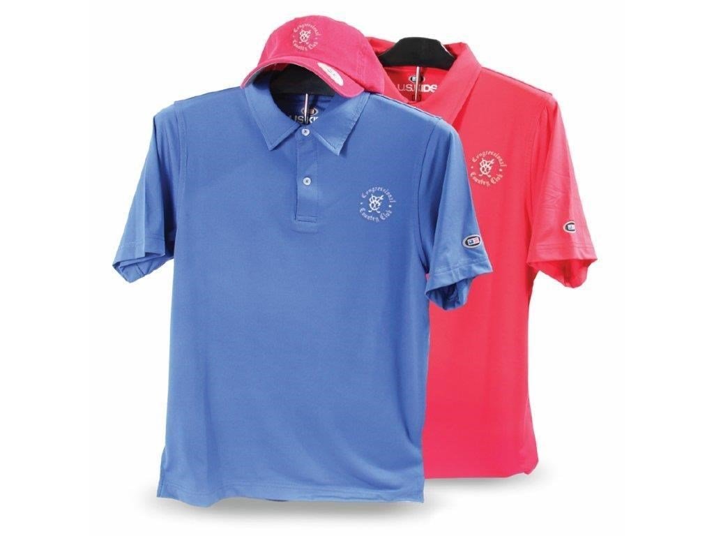 U.S. Kids Golf USKTech Lisle Junior Poloshirt, blau