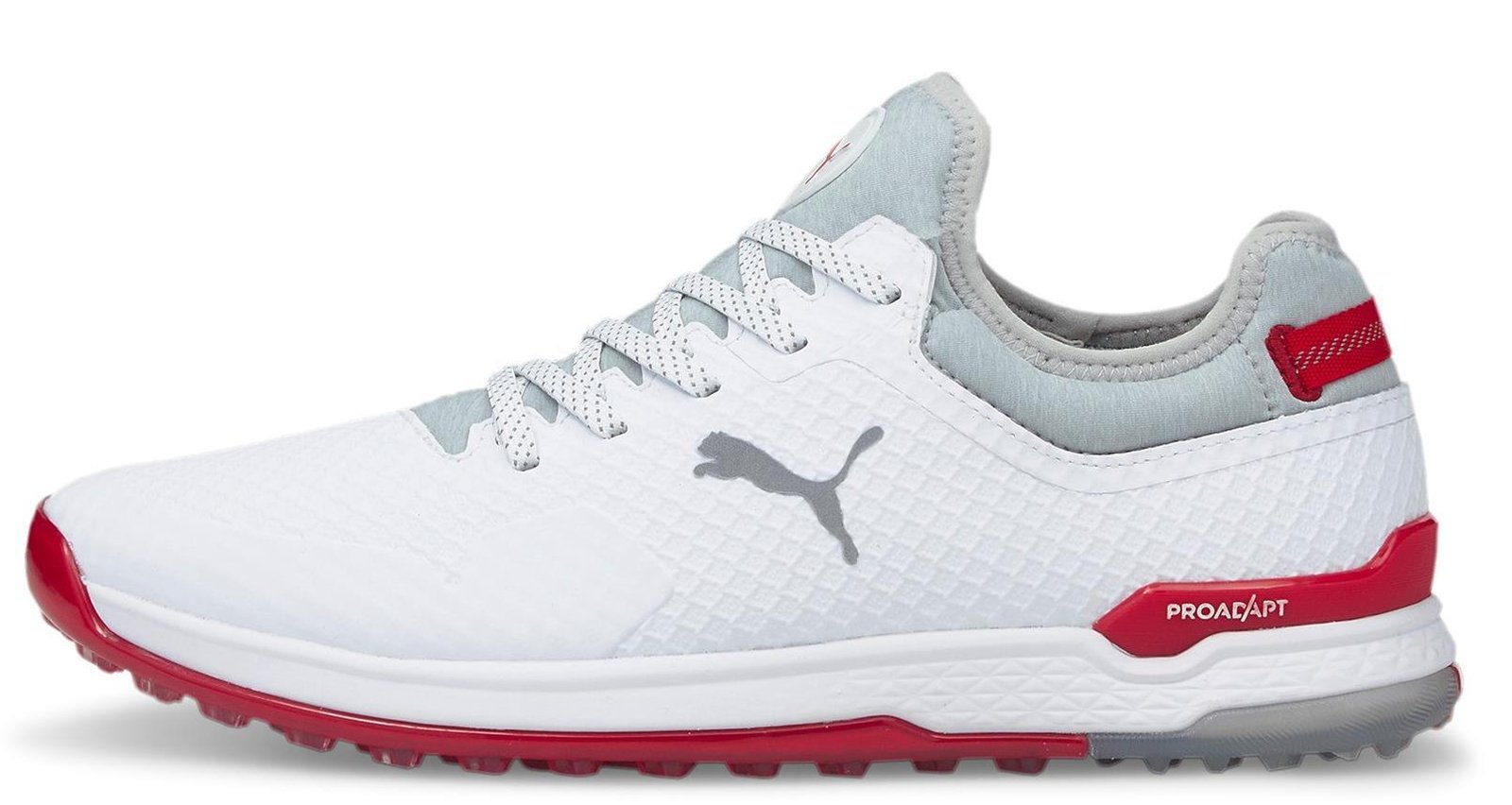 Puma Proadapt Alphacat Herren Golfschuhe, weiss/silber/rot