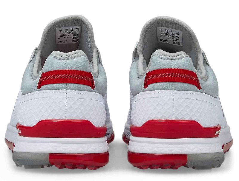 Puma Proadapt Alphacat Herren Golfschuhe, weiss/silber/rot
