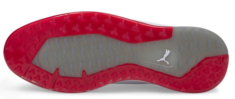 Puma Proadapt Alphacat Herren Golfschuhe, weiss/silber/rot