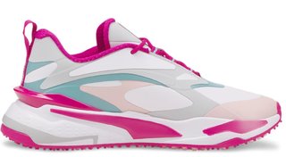 Puma GS-FAST Damen Golfschuhe, weiss/pink/porcelain (OHNE DEN KARTON)