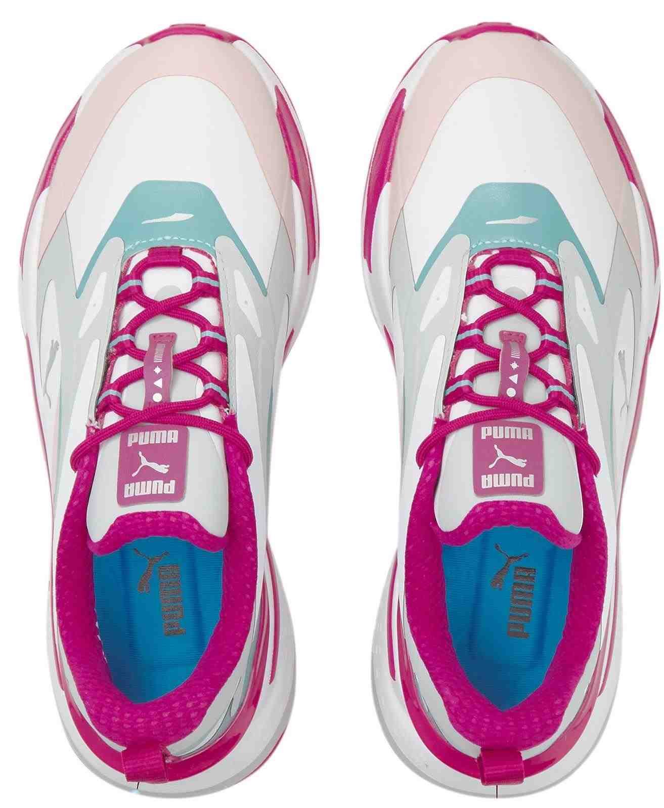 Puma GS-FAST Damen Golfschuhe, weiss/pink/porcelain (OHNE DEN KARTON)