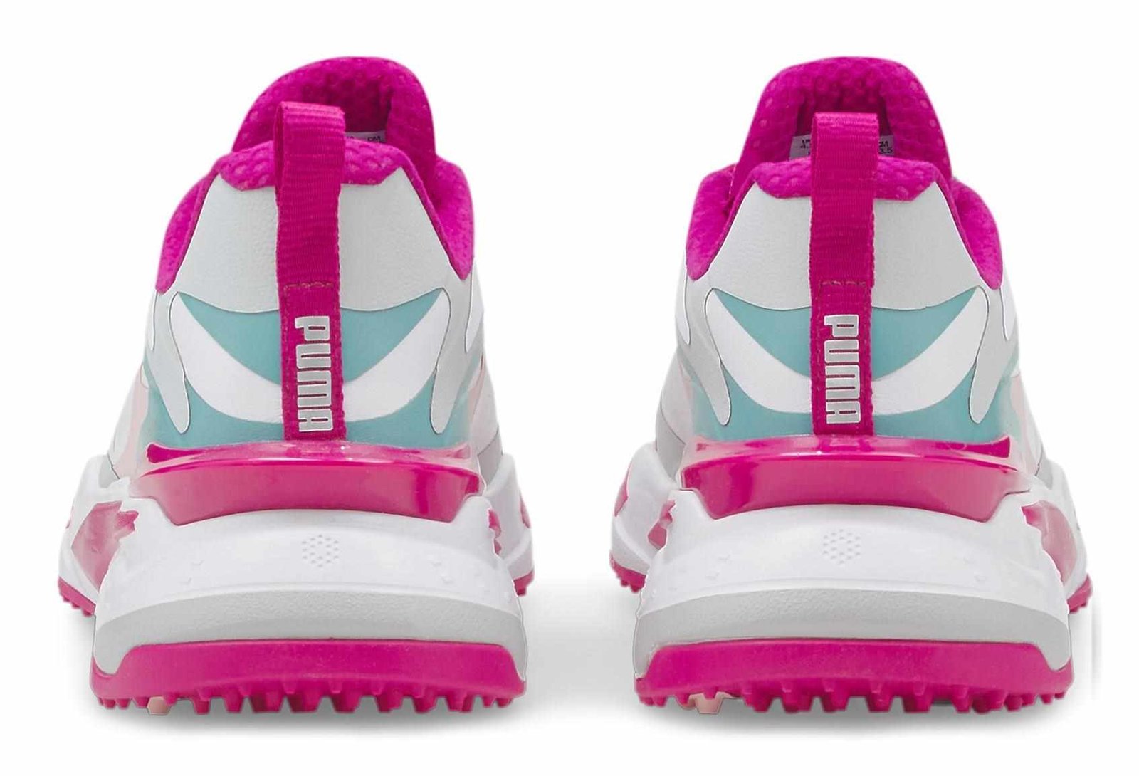 Puma GS-FAST Damen Golfschuhe, weiss/pink/porcelain (OHNE DEN KARTON)
