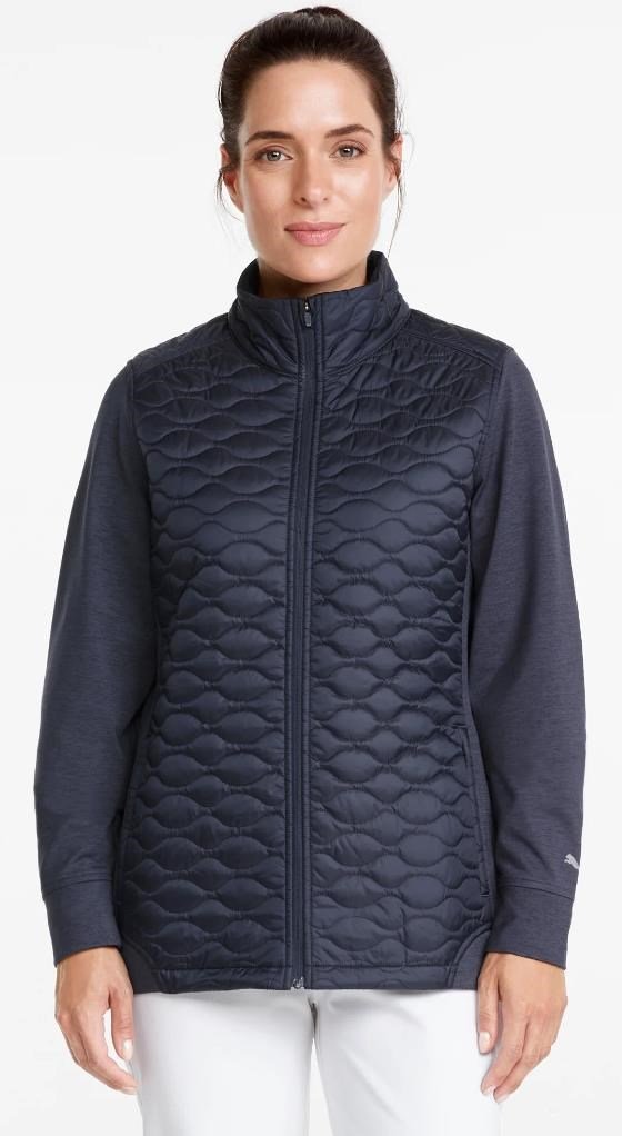 Puma Cloudspun WRMLBL Damenjacke, dunkelblau