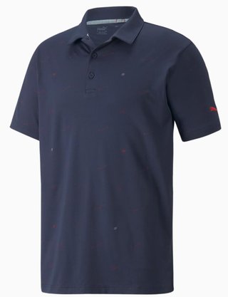 Puma Cloudspun Love Golf Herren Poloshirt, dunkelblau