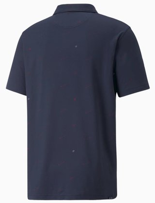 Puma Cloudspun Love Golf Herren Poloshirt, dunkelblau