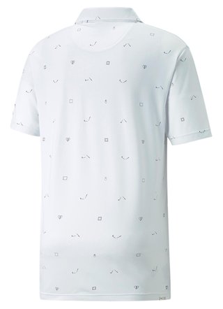 Puma Cloudspun H8 Golf Herren Poloshirt, weiss
