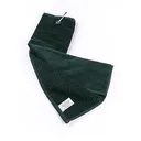 OEM Tri Fold Golfhandtuch, dunkelgrün