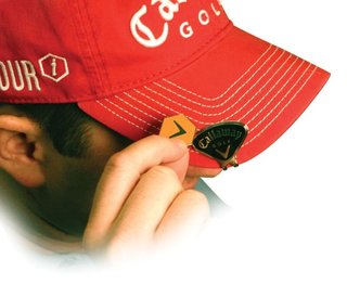 Callaway HX Magnetic Hat Clip mit 2 Ballmarker