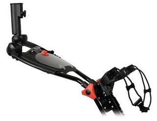Fast Fold 360 3-Rad Golf Trolley - schwarz/grün