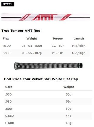 Titleist T300 Herren Eisen, Stahl